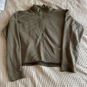 Aerie quarter zip sweatshirt